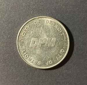 Detroit, Michigan Transportation Token - 23mm approximate diameter - MI - Picture 1 of 2