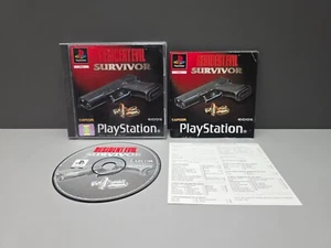 RESIDENT EVIL SURVIVAL SONY PLAYSTATION 1 CONFEZIONE ORIGINALE PAL CIB BOXED PSX PSONE PS1 USK 18 - Foto 1 di 12