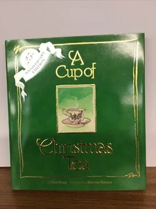 A Cup of Christmas Tea Book Tom Hegg  Waldman House Vintage 1982 - Picture 1 of 4