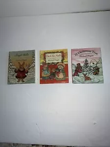 Mini Christmas Books illustrated by Michael Hague - First Edition- Set of 3 - Foto 1 di 11