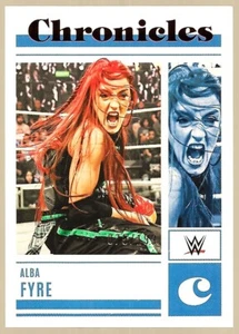 2023 Panini Chronicles WWE / Smackdown Alba Fyre #66 Red Foil /199 - Picture 1 of 2