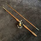 Vintage Sport King Bamboo Fishing Rod With PENN Long Beach No. 67 Reel