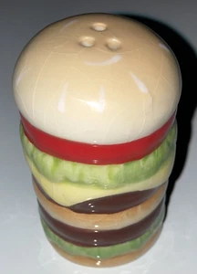 Double Cheeseburger REPLACEMENT Ceramic Pepper Shaker - Picture 1 of 8