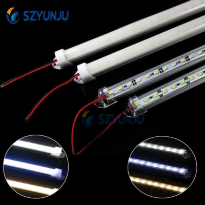 5pcs Rigid LED 50CM 12V 36led SMD 5630 Bar light U Aluminum Shell + PC Cover - Image 1 of 4