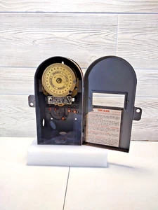 TORK CLOCK COFFIN STYLE #962c Self-Starting CLOCKMAKER - Picture 1 of 8