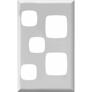 HPM Excel Vertical Double Powerpoint with Extra Switch White Cover | XLV777XPLWE - Picture 1 of 1