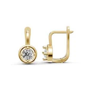 Elegante Hängeohrringe mit Runddesign und Hakenverschluss in 8K/14K/18K PARGOLD - Bild 1 von 18