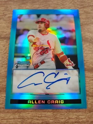 Allen Craig 2009 Bowman cromo automático #069/150 Foto 1 de 2
