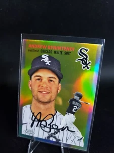 2023 Topps Chrome Platinum Anniversary REFRACTOR 241 Andrew Benintendi White Sox - Picture 1 of 2