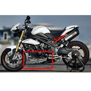 Speed Triple 1050 R 2014 Motocicleta Unión bandera gato vientre sartén gráficos gris - Imagen 1 de 3