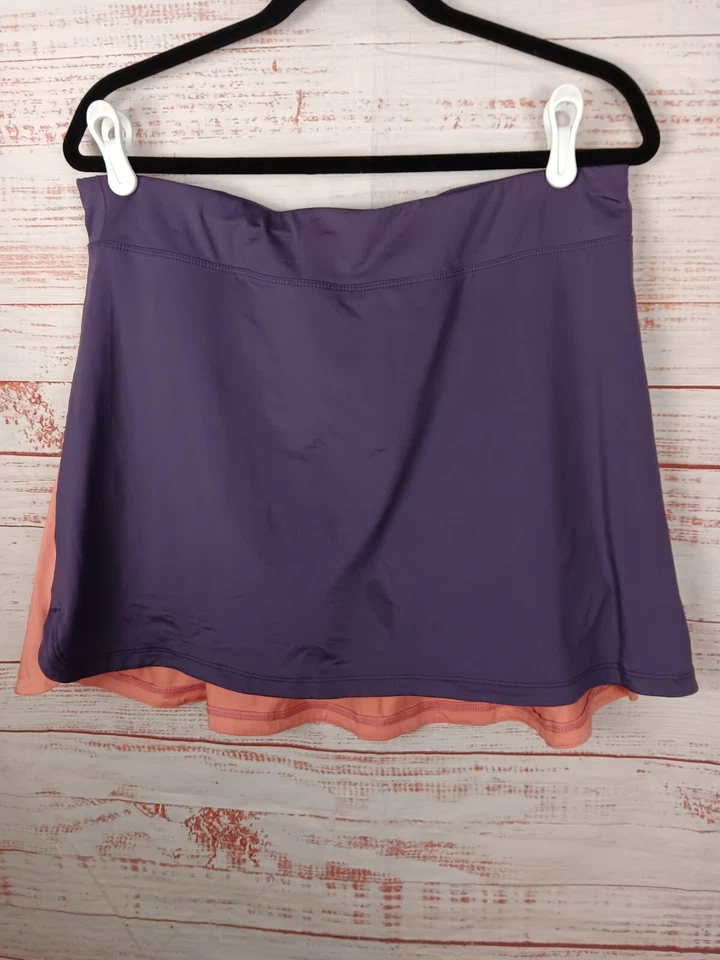 Etonic Womens Tennis Skirt Large Pickleball Athletic Skort Purple  - Image 1 of 4