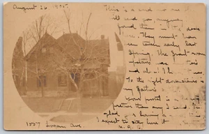 Denver Colorado House View 1557 Logan Avenue 1905 Undivided Back Postcard - Picture 1 of 2