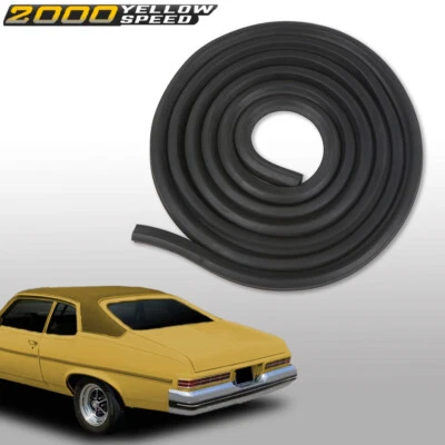 Black Trunk Seal Weatherstrip Soft Rubber Fit For Pontiac Buick Chevy Olds New - Image 1 of 4