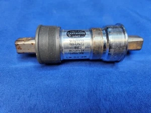 Vintage Shimano BB-UN73 Bottom Bracket Sqaure Taper 68mm 115mm BSA English - Picture 1 of 2