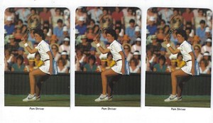 3 1987 Jerry Pam Shriver Fax Pax Cards