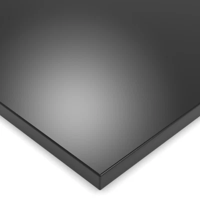 X57 Dekorplatte Schwarz Hochglanz  19mm - Tischplatte - Spanplatte - nach Maß - Bild 1 von 3