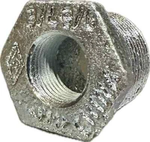BMI 1"x1/2" Galvanized Reducing Bushing 150 PSI UL/FM Lead-Free NPT Thread - Picture 1 of 2