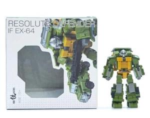 3rd Party Transform Robot toy IF EX-64 mini Brawn Resolute Defender in stock - Picture 1 of 18