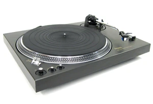 TECHNICS SL-1710 DIRECT DRIVE TURNTABLE AUDIO TECHNICA AT-VM8 W MANUAL SERVICED! - Picture 1 of 10