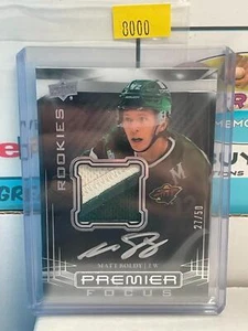 2022-23 Upper Deck Premier Matt Boldy Autograph Patch RPA /50 PFPR-BO RC #8000 - Bild 1 von 1