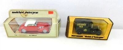 Matchbox Models Of Yesteryear Lot of 2 Diecast ~ LIPTONS TEA/1937 CORD 812~T199C - Image 1 of 4