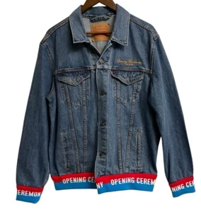 Rare NEW Levi's 2002 SLC Olympics Opening Ceremony Trucker Denim Jacket Size XL - Picture 1 of 18