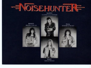 NOISEHUNTER...postkarte..einer DORMAGENER HARDROCK BAND AUS DEN 80er JAHREN - Bild 1 von 1