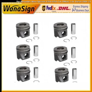 For Mercedes-Benz Sprinter E350 S350 CLK OM642 3.0L Diesel 2004-23 Piston Kit - Picture 1 of 7