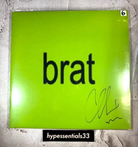 CHARLI XCX Signed Autographed BRAT Album Vinyl LP RECORD NEW SEALED - Black Ice - Picture 1 of 6