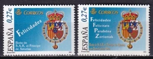 ESPAÑA - 2004 - Monarquia - Edifil 4083/4084 - Boda Real - MNH - Picture 1 of 1