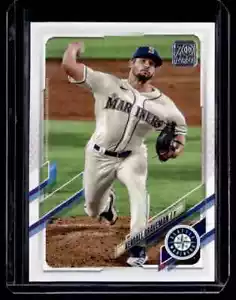 2021 Topps Advanced Stat Kendall Graveman 158/300 Seattle Mariners #340 - Picture 1 of 2
