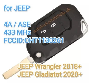 Llave para Jeep Wrangler Gladiator 68416782AA-001 OHT1130261 2018+ - Imagen 1 de 2