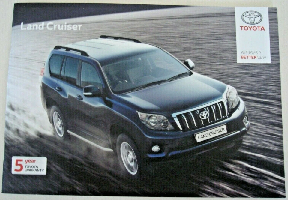Toyota . Land Cruiser . Toyota Land Cruiser . May 2013 Sales Brochure - Image 1 of 1