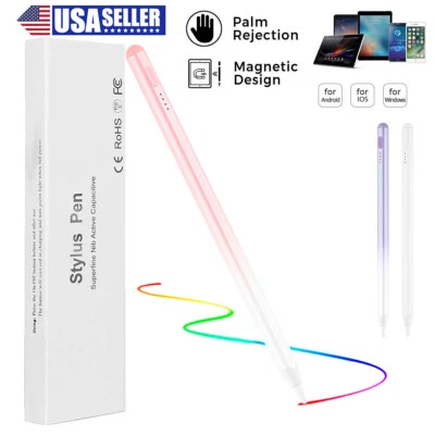 Universal Touch Screen Pen Stylus Drawing For iPhone iPad Samsung Amazon Tablet - Image 1 of 4