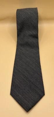 Corbata ajustada gris oscuro Van Heusen para hombre usada en excelente estado Foto 1 de 3