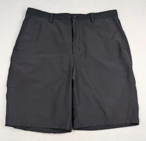 FootJoy Performance Pantaloncini da Golf Uomo 38 Nero Piatto Anteriore Chino, - Foto 1 di 9