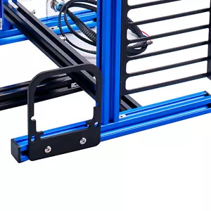 (Blue Black) Mini ITX MATX ATX PC Aluminum Open Air Frame Overclock Case - Picture 1 of 22
