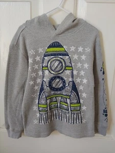 Kids Headquaters Boys Rocket Hooded Long Sleeve Size 5 - Picture 1 of 1