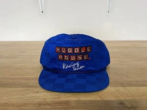 Vintage Huddle House Racing Team Strapback Hat 80s 90s NASCAR - Picture 1 of 4