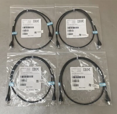 (Lote de 4) Cable Ethernet IBM 86Y4776 Cat5e blindado 1 GbE 1075 mm (42" ea) Foto 1 de 4