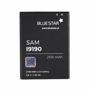 Bluestar Akku für Samsung I9190 Galaxy S4 Mini 2100 mAh Batterie Handy Accu 