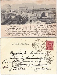 RICORDO DI PISA - VIAGG. 1900 -17047- - Picture 1 of 1