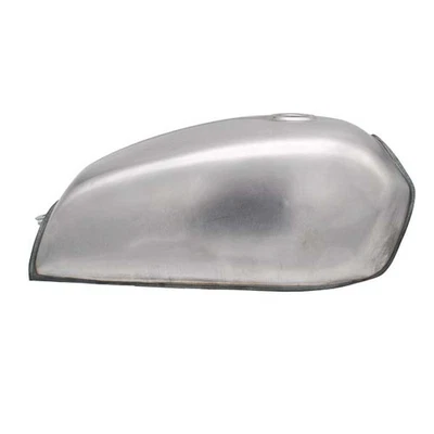 Serbatoio CB Style cafè racer scrambler universale acciaio grezzo 9lt - Immagine 1 di 4