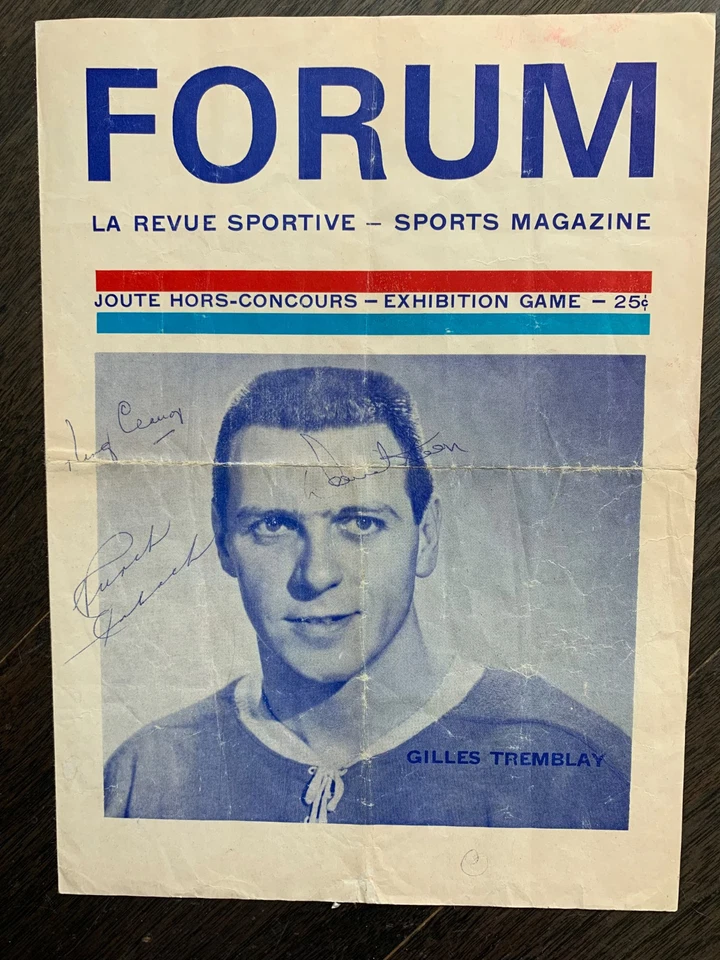 Punch Imlach, Dave Keon, King Clancy Autograph Beckett COA Toronto Maple Leafs - Image 1 of 4