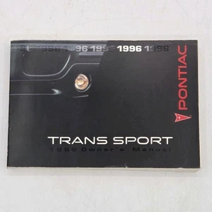 1996 Pontiac trans sport owners manual - Fast & Free Shipping - Picture 1 of 5