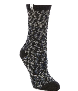 UGG kuschelige Chenille-Damensocken – schwarz Einheitsgröße [UAS0011W] - Bild 1 von 1