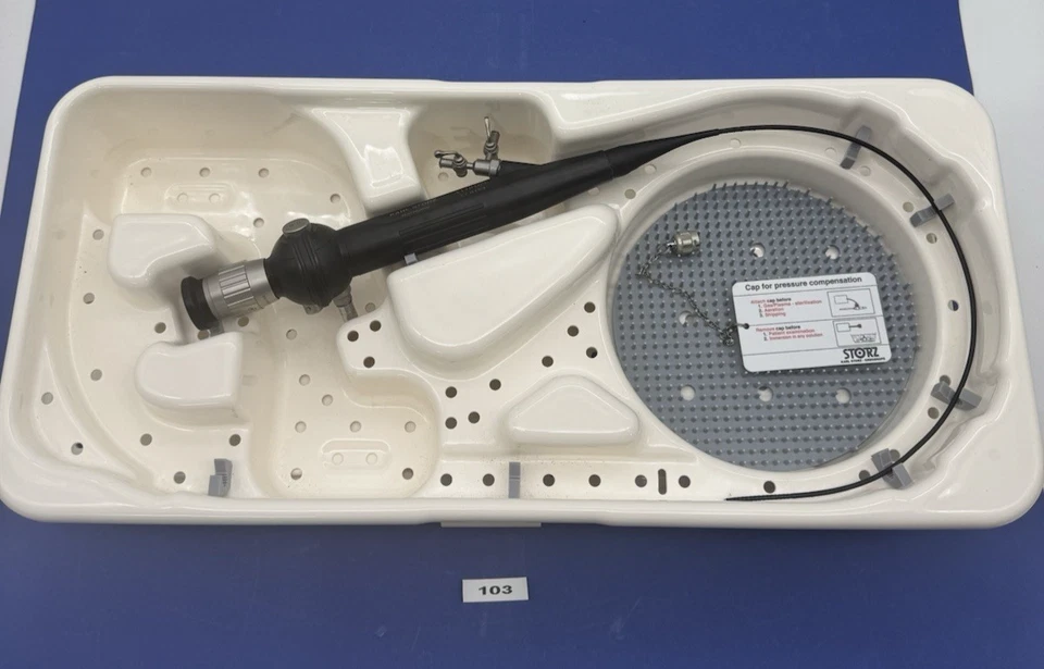 Karl Storz 11161C1, гибкий нейрофиброскоп, управляемые волокна 0Br прозрачные хрустящие - Изображение 1 из 4