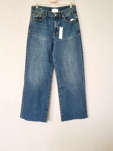 Neu mit Etikett Habitual Denim Jeans Denver hoher Bund weites Bein Y2K-Stil - Bild 1 von 7