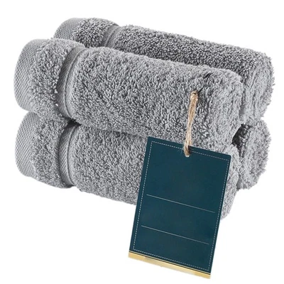 Juego de 4 paños de algodón turco, toallas de baño premium para hogar hotel Foto 1 de 4