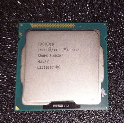 Intel Core I7-3770 Processor (3.40GHz, 4 Cores, Socket H2 LGA-1155) - SR0PK - Image 1 of 2
